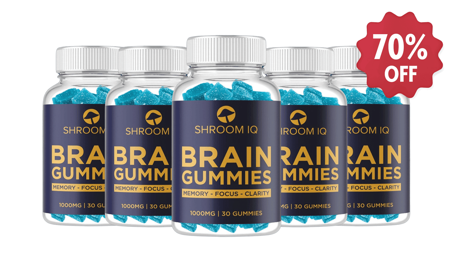 Brain Gummies 5 Bottle Bundle